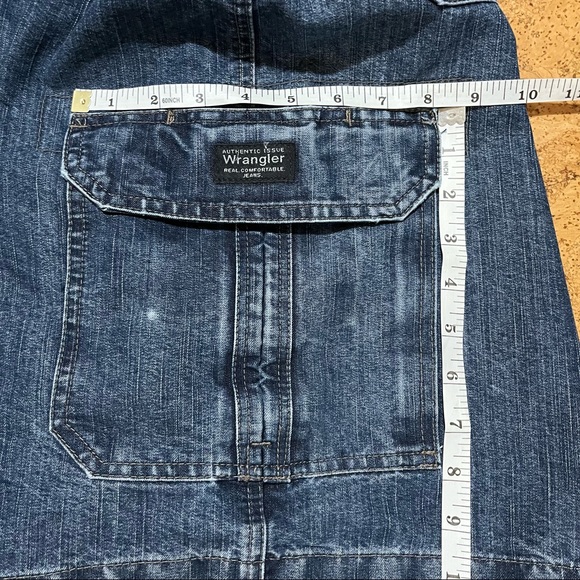 Wrangler Men’s Cargo Denim Jeans Shorts Sz 40 - Picture 10 of 13